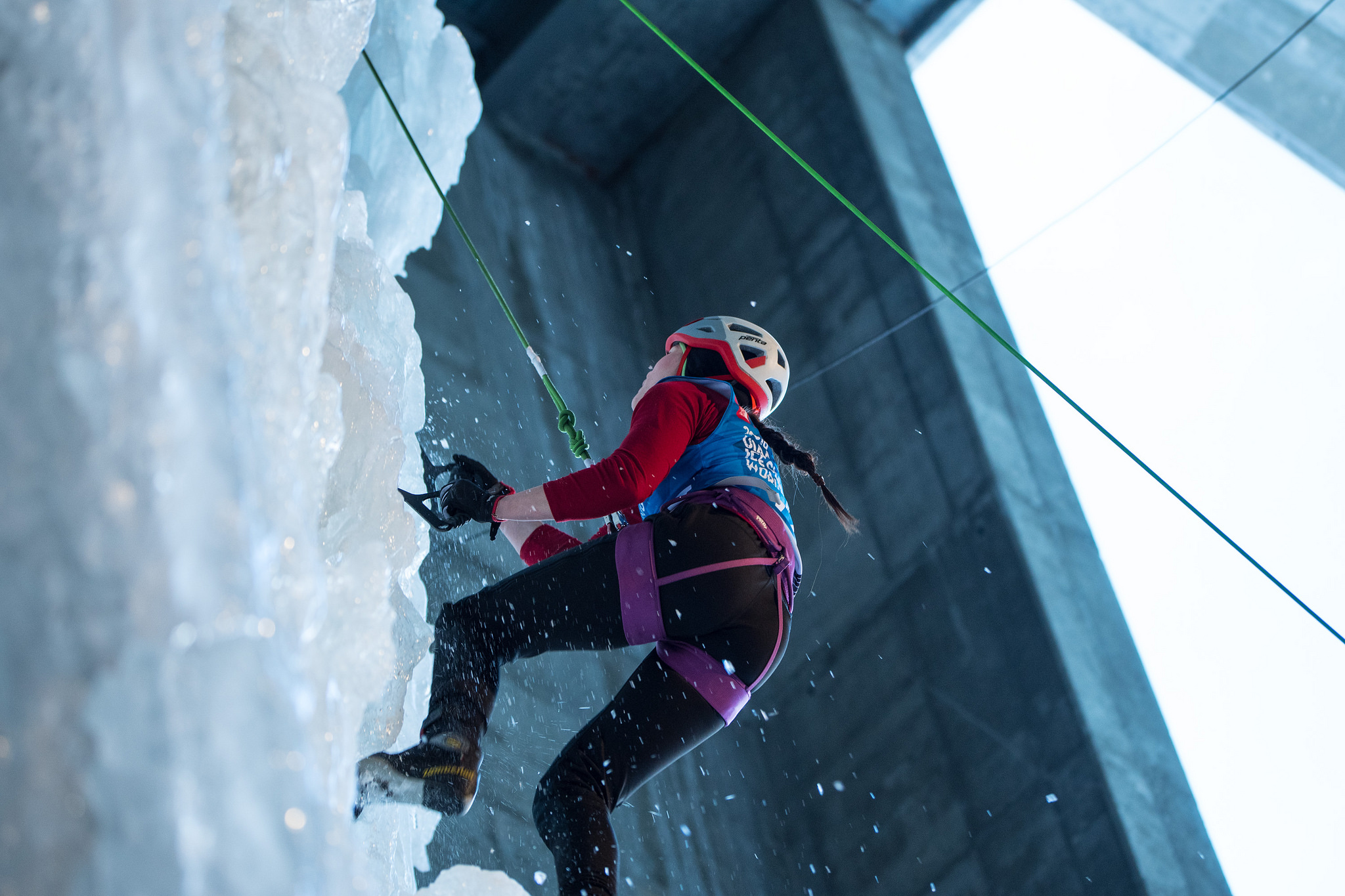 Ice climbing Saas Fee