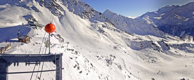 Verbier today snow cover